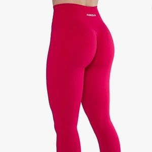 Aurola hot pink athletic leggings